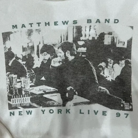 John Galt New York Live 97 Long Sleeve crop T-Shirt Size medium - Picture 5 of 12